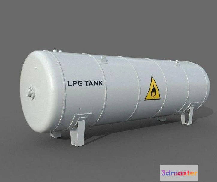 1520476 - PBR Game 3D Models - Lpg Storage Tank 3D Max