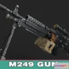 1520478 - PBR Game 3D Models - M249 machine gun 3D Max