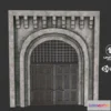 1520482 - PBR Game 3D Models - Medieval Big Gate 3D Max