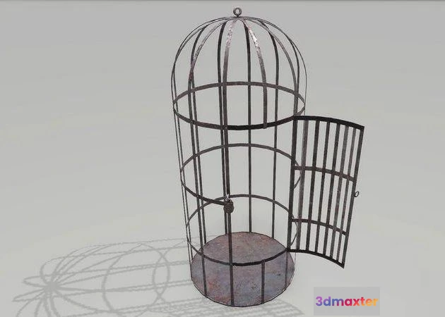1520494 - PBR Game 3D Models - Metal Cage 2 3D Max