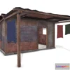 1520498 - PBR Game 3D Models - Metal Plates Shed 3 3D Max