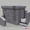 1520506 - PBR Game 3D Models - Military Bunker 3 Low-poly 3D Max