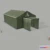 1520514 - PBR Game 3D Models - Military Tent 3D Max