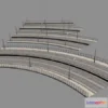 1520518 - PBR Game 3D Models - Modular highway 3D Max
