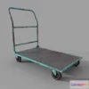 1520538 - PBR Game 3D Models - Old Platform Trolley 3D Max