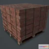 1520550 - PBR Game 3D Models - Pallet of Bricks 3D Max