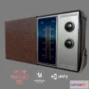 1520562 - PBR Game 3D Models - Retro Radio 3D Max
