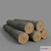 1520584 - PBR Game 3D Models - Wood Logs 3D Max