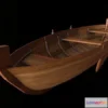1520590 - PBR Game 3D Models - Wooden Boat-2 3D Max