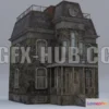 1520606 - PBR Game 3D Models - Abandoned House 3D Max