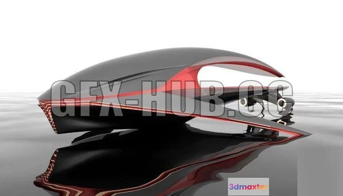 1520612 - PBR Game 3D Models - Alfa Squalo Yacht 3D Max