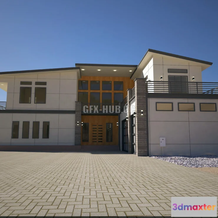 1520634 - PBR Game 3D Models - Architectural view 3D Max