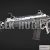 1520640 - PBR Game 3D Models - Assault Rifle - Game Ready 3D Max