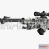 1520642 - PBR Game 3D Models - Assault rifle 3D Max