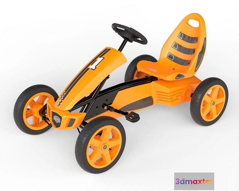 1520664 - PBR Game 3D Models - BERG Rally Pearl pedal go-kart 3D Max