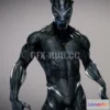 1520668 - PBR Game 3D Models - Black Panther 3D Max