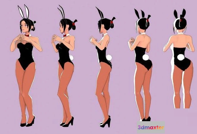 1520682 - PBR Game 3D Models - Bunny Girl 3D Max