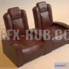 1520700 - PBR Game 3D Models - Cinema Chair 3D Max