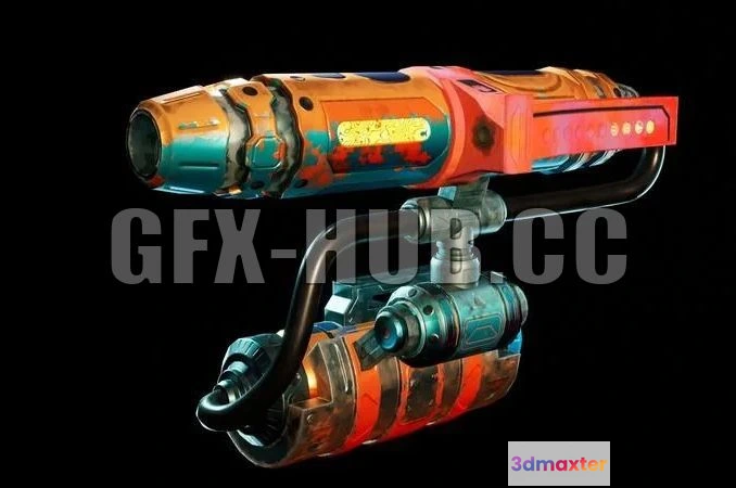 1520708 - PBR Game 3D Models - CPZ - Paint Weapon 3D Max