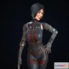 1520712 - PBR Game 3D Models - Cyber Racer Girl 3D Max