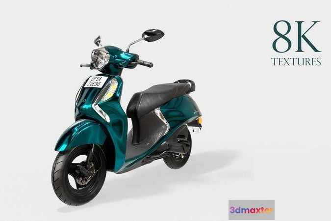 1520762 - PBR Game 3D Models - Fascino Scooter 3D Max