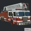 1520768 - PBR Game 3D Models - Fire Truck Fire Engine 3D Max