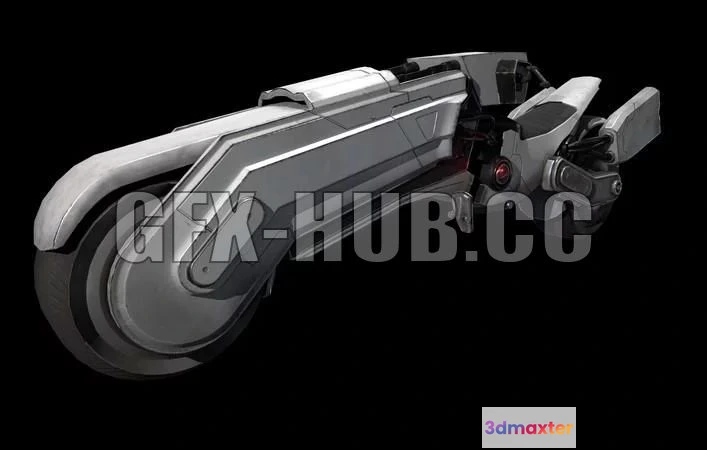 1520826 - PBR Game 3D Models - Honda Chopper 3D Max