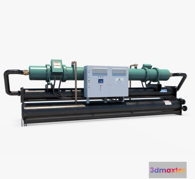 1520844 - PBR Game 3D Models - Industrial Air Conditioner 3D Max