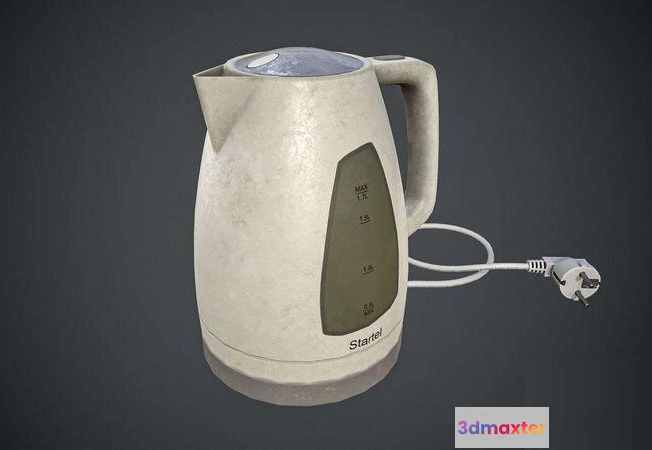 1520862 - PBR Game 3D Models - Kettle Low-poly 3D Max