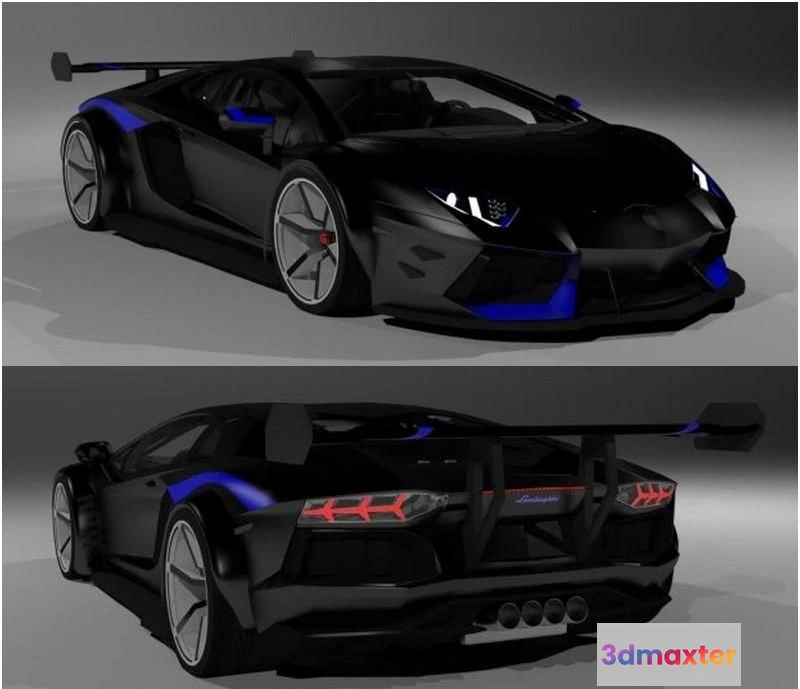 1520868 - PBR Game 3D Models - Lamborghini Aventador Sport 3D Max