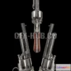1520874 - PBR Game 3D Models - Le Mat Revolver with shotgun 3D Max