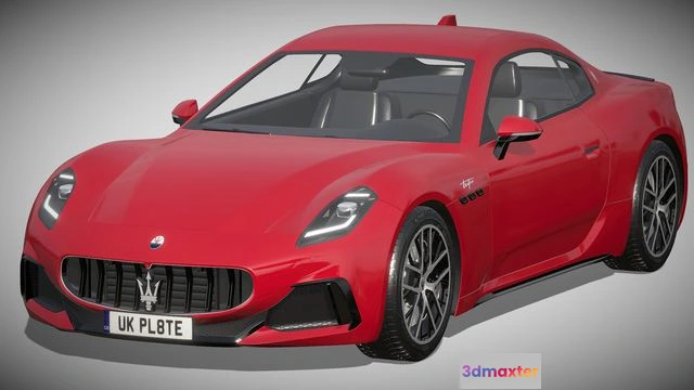 1520894 - PBR Game 3D Models - Maserati Gran Turismo Trofeo 2023 3D Max