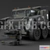 1520916 - PBR Game 3D Models - Military Truck 3D Max