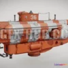 1520920 - PBR Game 3D Models - Mini Submarine 3D Max