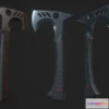 1520922 - PBR Game 3D Models - Modern Axe 05 3D Max