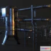 1520928 - PBR Game 3D Models - Modular Pipes Low-poly 3D Max