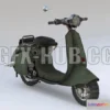 1520932 - PBR Game 3D Models - Motor Scooter 3D Max