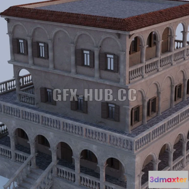 1520960 - PBR Game 3D Models - Palace 3D Max