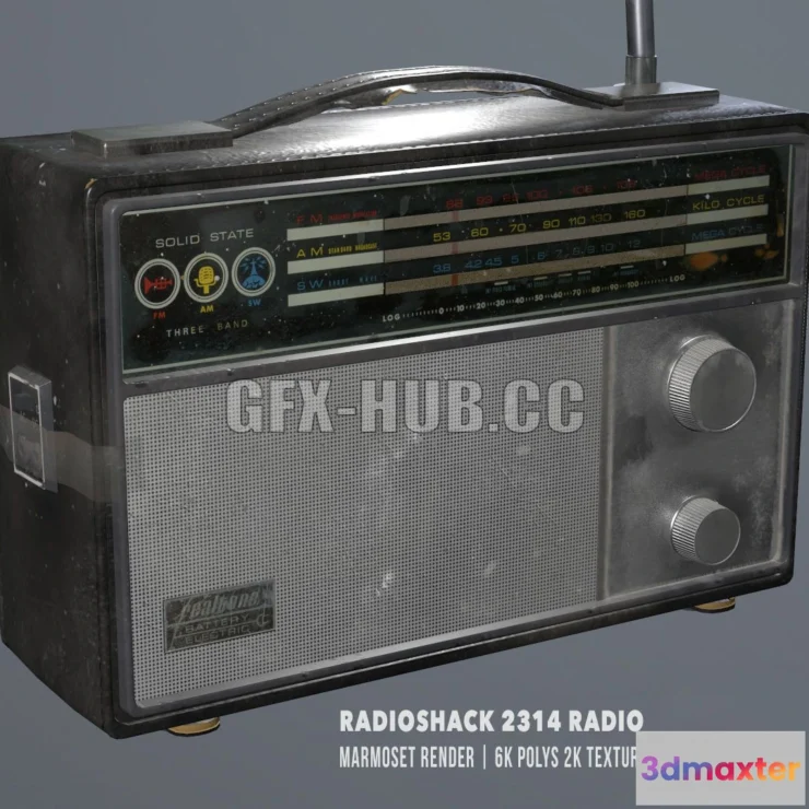 1521014 - PBR Game 3D Models - Realtone Transistor 3D Max