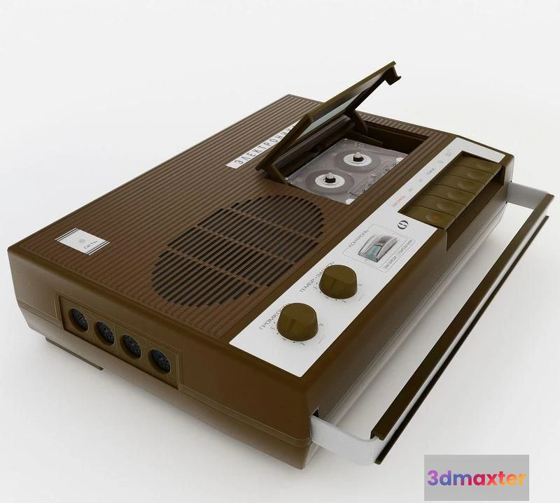 1521016 - PBR Game 3D Models - Record player 3D Max