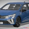 1521034 - PBR Game 3D Models - Renault Clio 2024 3D Max