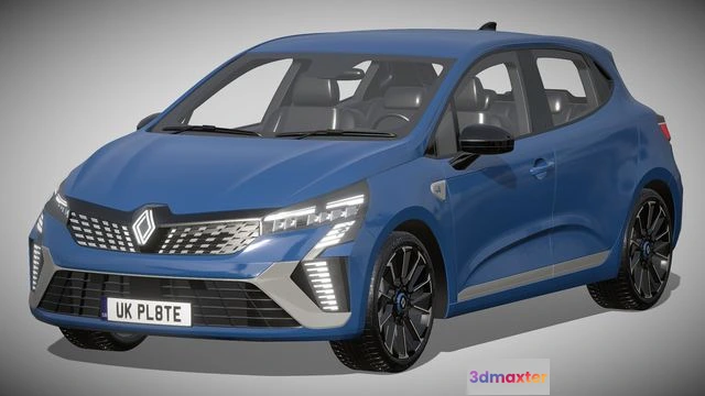 1521034 - PBR Game 3D Models - Renault Clio 2024 3D Max