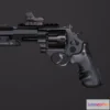 1521064 - PBR Game 3D Models - Revolver 357 Magnum 3D Max