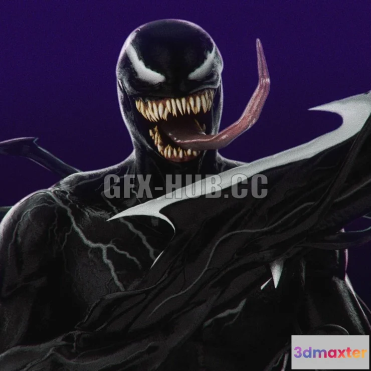 1521082 - PBR Game 3D Models - Rigged Venom Blender 3D Max