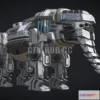 1521096 - PBR Game 3D Models - Robot Elephant 3D Max
