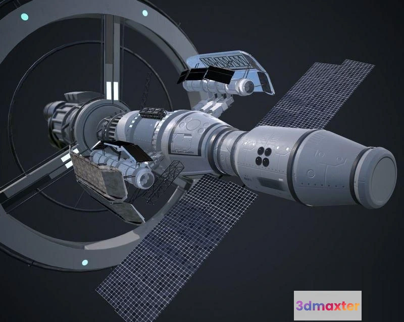 1521134 - PBR Game 3D Models - Scifi Spaceship 3D Max