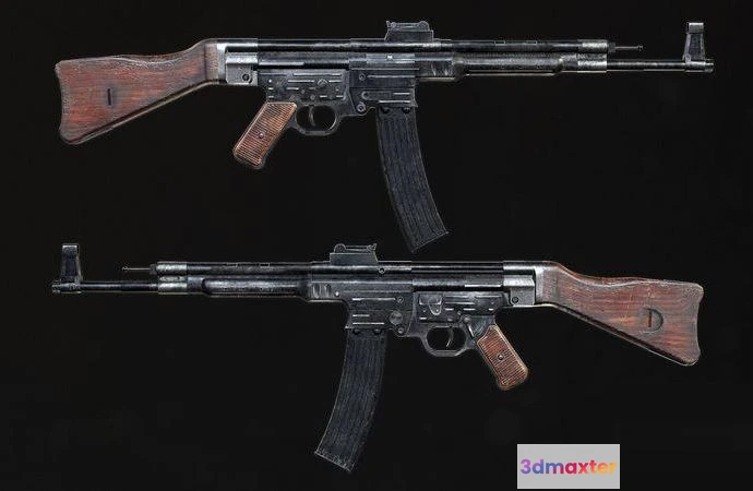 1521160 - PBR Game 3D Models - StG 44 German machine gun 3D Max