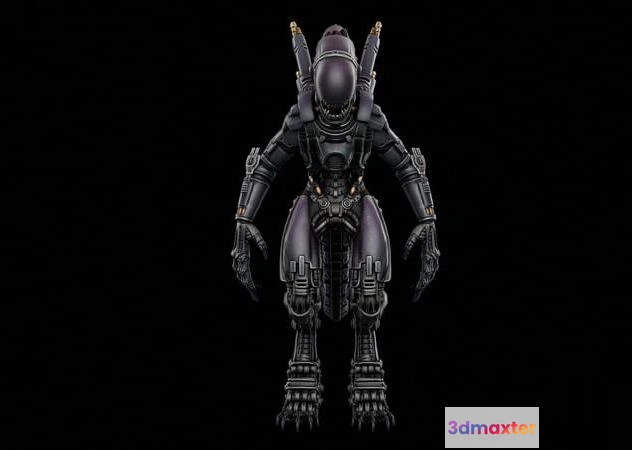 1521166 - PBR Game 3D Models - Stylized XenoMech 3D Max