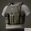 1521174 - PBR Game 3D Models - Tactical Vest with T-shirt 3D Max