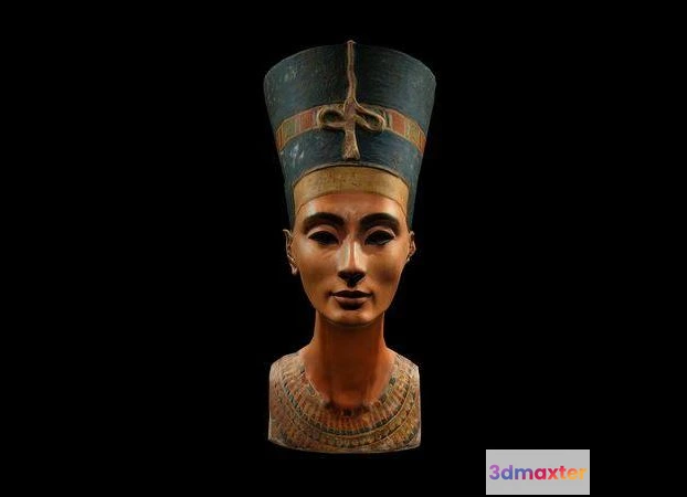 1521180 - PBR Game 3D Models - The bust of Nefertiti 3D Max